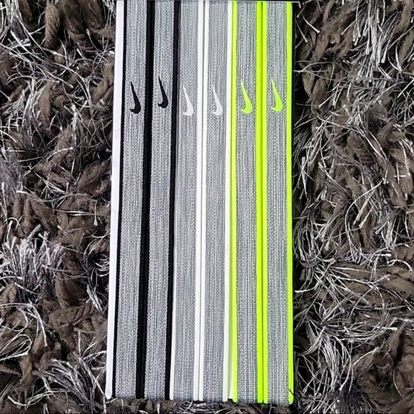 Nike Jacquard Hairbands Pack of 6 - Picture 2 of 6